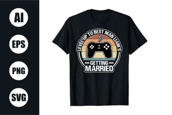 Download Bachelor Party Retro Wavy T Shirt Design - Premium Resources