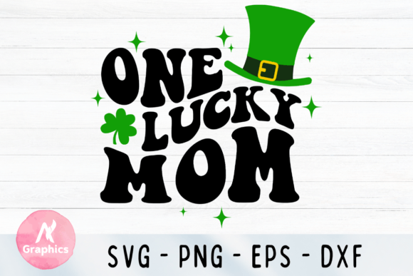 Download One Lucky Mom SVG - Lucky mom Collection