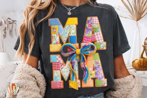 Download Mama Coquette Patchwork Mother Day Shirt - Premium Resources