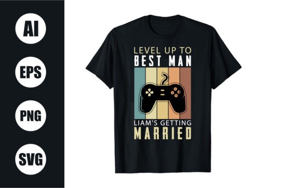 Download Bachelor Party Retro Wavy T Shirt Design - Wavy t shirt Collection