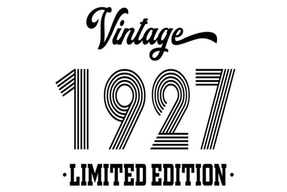 Download Vintage Since 1927 Svg, Birthday Svg, 95 - Premium Bundle
