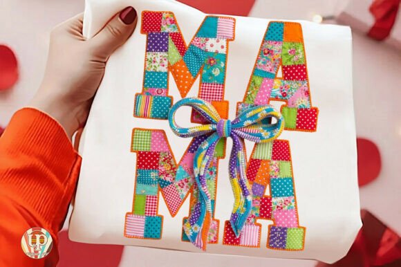 Download Patchwork Mama, Mom Day Coquette Bow Png - Premium Bundle