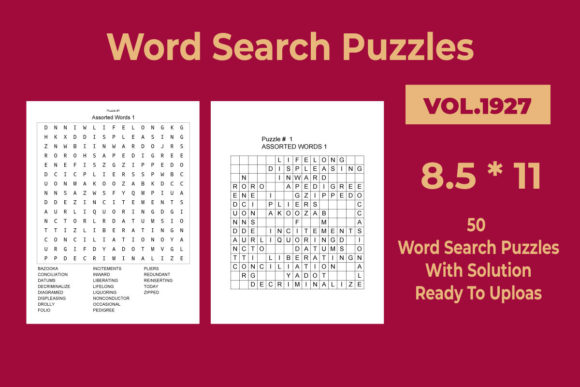 Download Word Search Puzzles Vol 1927 - Premium Resources