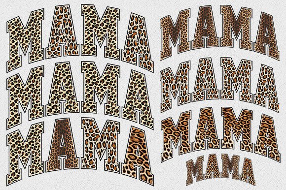 Download Leopard Print Mama PNG Bundle - Premium Bundle