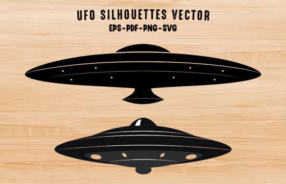 Download Flying Saucer UFO Silhouettes Clipart - Flying saucer Collection